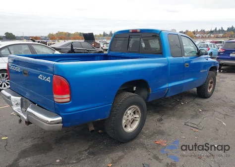 1999 Dodge Dakota Slt/Sport из США, поврежденный, VIN 1B7GG22X4XS306567
